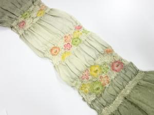 正絹　絞り　帯揚げ